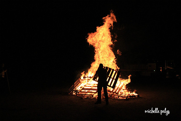 Day 26 "Pumpkinfest Bonfire"  Littleton, NH